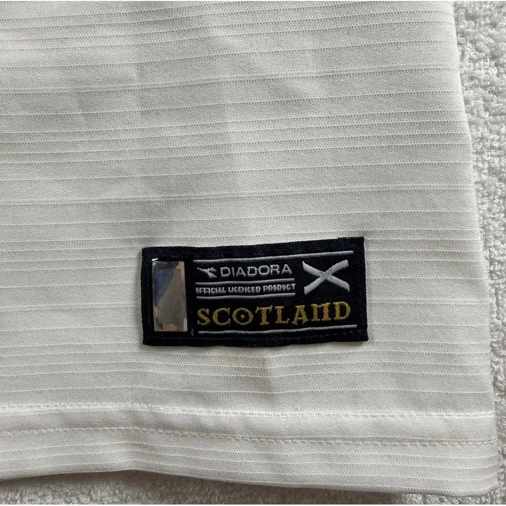 Scotland Away football shirt 2003 - 2005 White Diadora Woman Size 10 - Picture 4 of 15